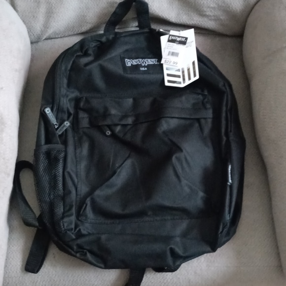 East West USA Black Backpack - Picture 1 of 3